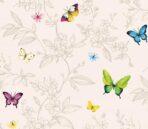 1606 Serie | Butterfly and flowers pattern wallpaper - Image 3