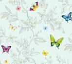 1606 Serie | Butterfly and flowers pattern wallpaper - Image 4