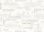 1608 Serie | City names typography pattern - Image 3