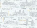 1608 Serie | City names typography pattern - Image 4