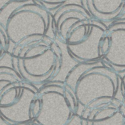 1614 Serie | Metallised circles ornament wallpaper