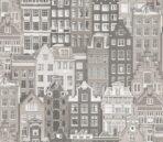 1618 Serie | Amsterdam houses inspired modern pattern wallpaper - Image 4