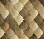 1619 Serie | Satinated wood tiles 3D pattern wallpaper