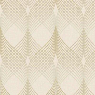 1620 Serie | Neoclassical wavey ornament wallpaper