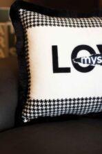 Cushion Cover Collection White Black Code EY279CC - Image 3