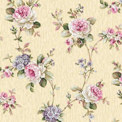 2610 Serie | Blooming roses floral wallpaper