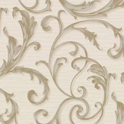 2612 Serie | Elegant Curly Leaves wallpaper