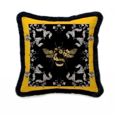 Cushion Cover Collection Black, Yellow Code EY254-1CC