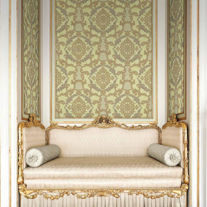 Damask pattern wallpaper Brown Code 6802-5 - Image 2