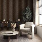 Plain Strip Design  Wallpaper Code 23211-2 - Image 6