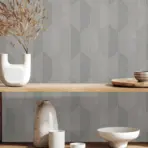 Modern Geometric Design Wallpaper Gray Code 1501-4 - Image 2