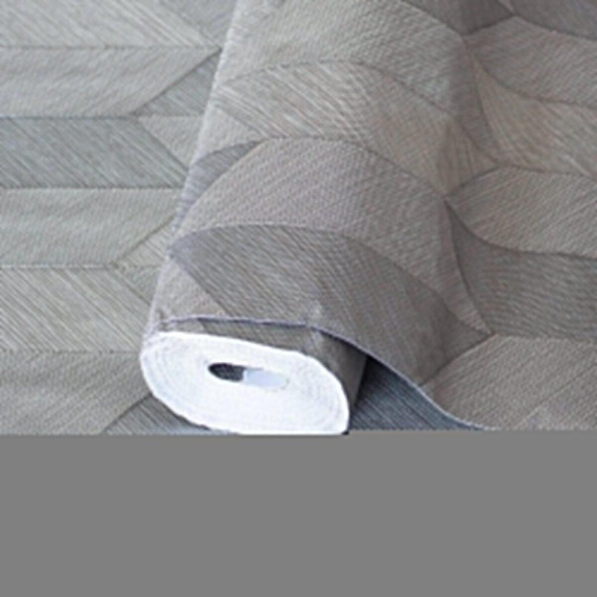 Modern Geometric Design Wallpaper Gray Code 1501-4 - Image 1