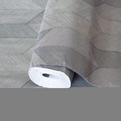 Modern Geometric Design Wallpaper Gray Code 1501-4
