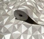 Geometric Modern Design Wallpaper Gray Code 23204-3