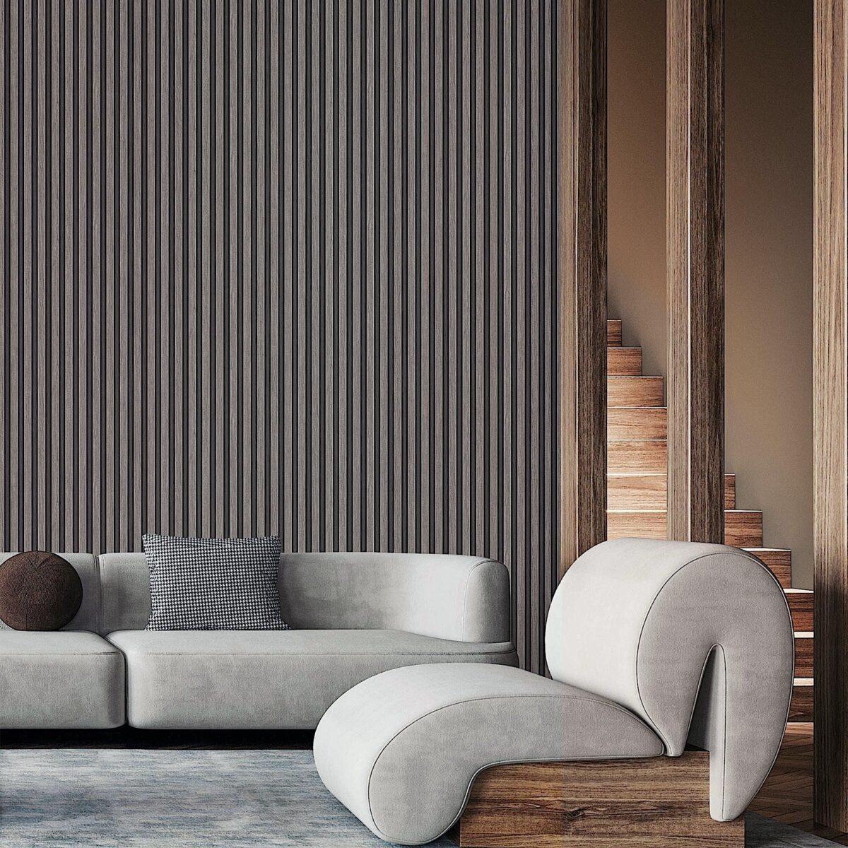 Plain Strip Design Wallpaper Code 23211-3 - Image 4
