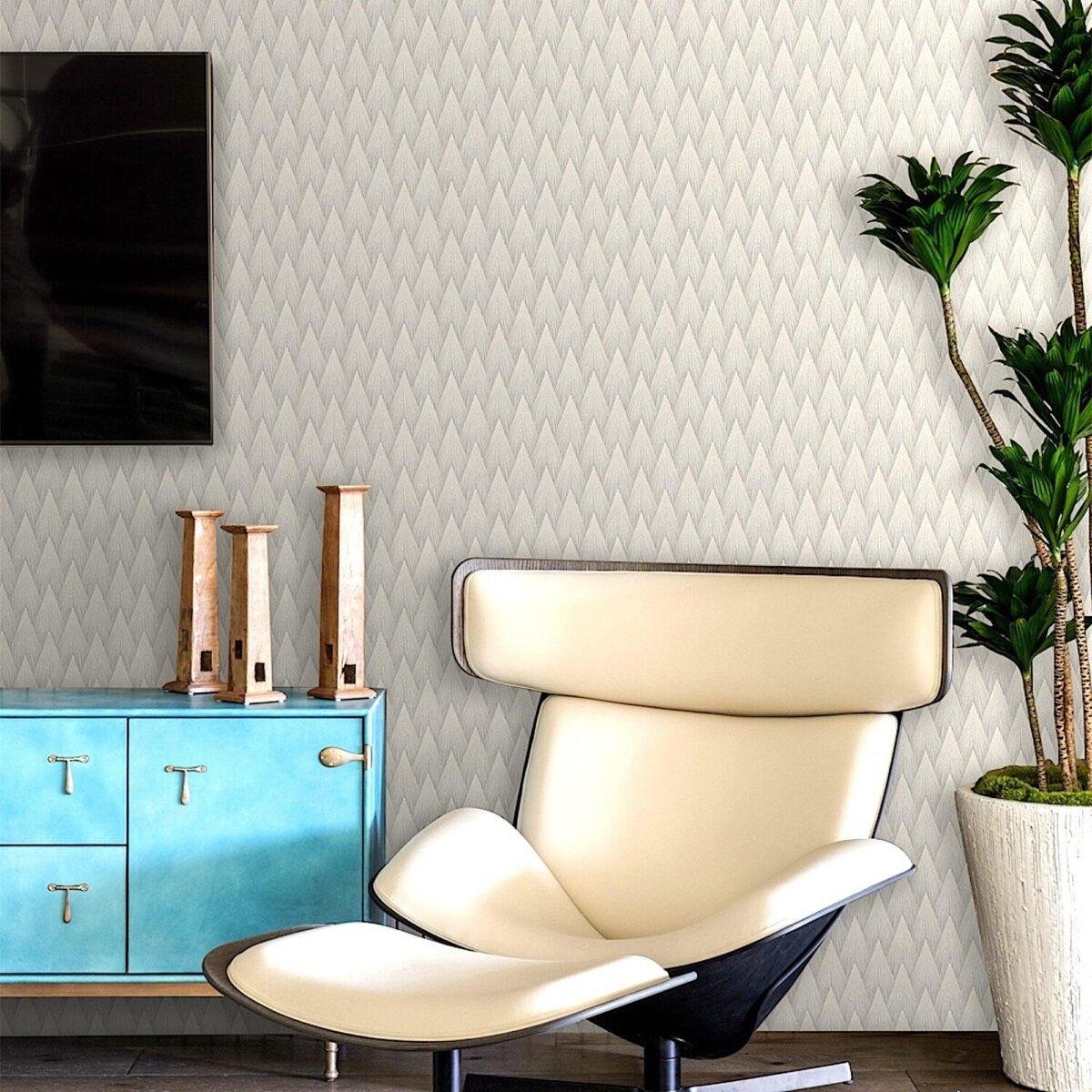 Geometric Design Wallpaper Light Gray Code 23202-4 - Image 5