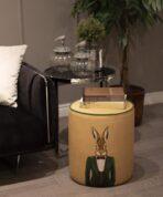 Cream Pouffe Collection Rabbit. Code PUF107 - Image 2