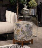 Pouffe Collection With Tray Multicoloured With Tray. Code PUF102 - Image 2