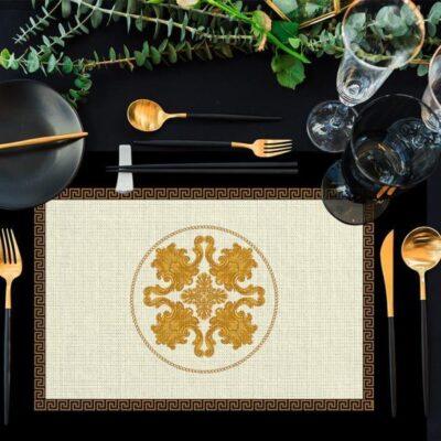 Black Placemat Collection. Code ASK2114