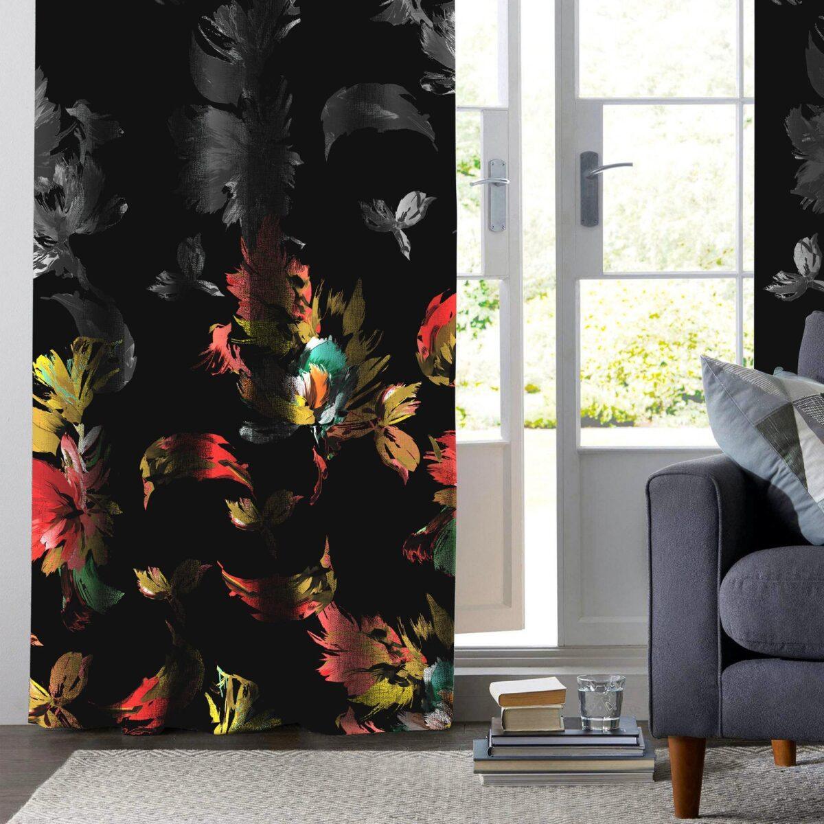 AdaHome Eyelet Curtains Collection Available in a Variety of Martials and Multicoloured - Code P209 - Image 1