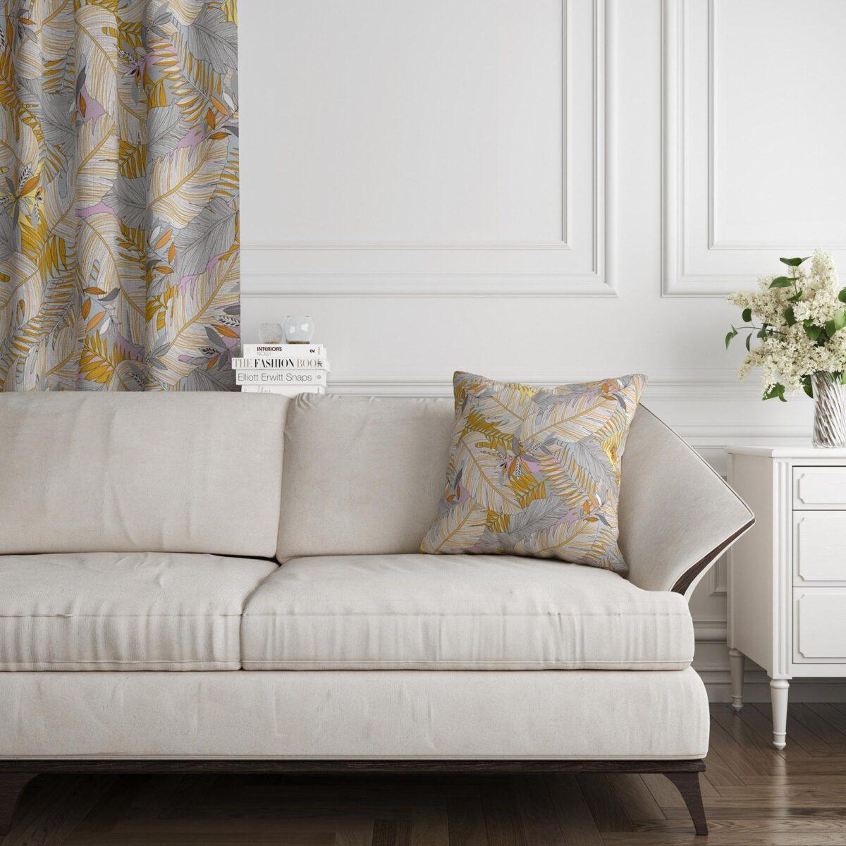 AdaHome Eyelet Curtains Collection Available in a Variety of Martials and Multicoloured - Code P207 - Image 1