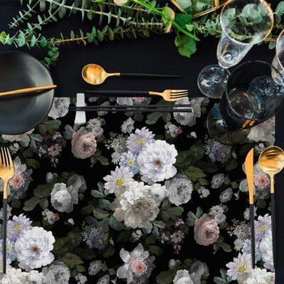 Black Placemat Collection. Code ASK2108