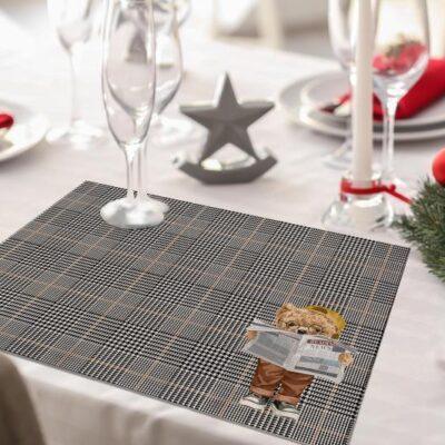 Gray Placemat Collection. Code ASK2105