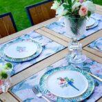 White, Blue Placemat Collection. Code ASK2103 - Image 4