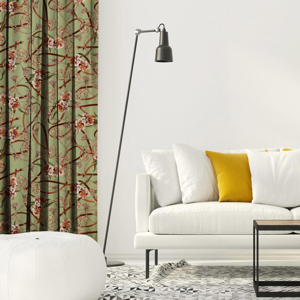 AdaHome Eyelet Curtains Collection Available in a Variety of Martials and Multicoloured - Code P210 - Image 3
