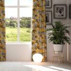 AdaHome Eyelet Curtains Collection Available in a Variety of Martials and Multicoloured - Code P208 - Image 2