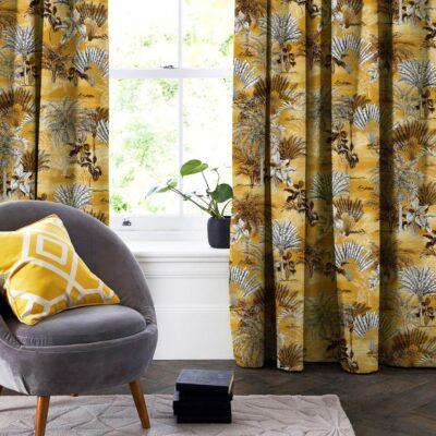 AdaHome Eyelet Curtains Collection Available in a Variety of Martials and Multicoloured - Code P208