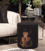Black Pouffe Collection. Code PUF109 - Image 2