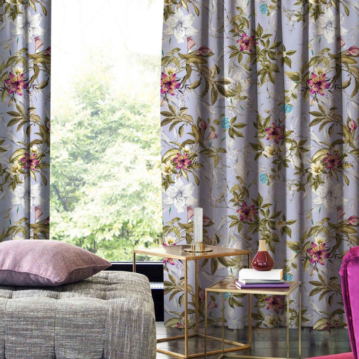 AdaHome Eyelet Curtains Collection Available in a Variety of Martials and Multicoloured - Code P206 - Image 1