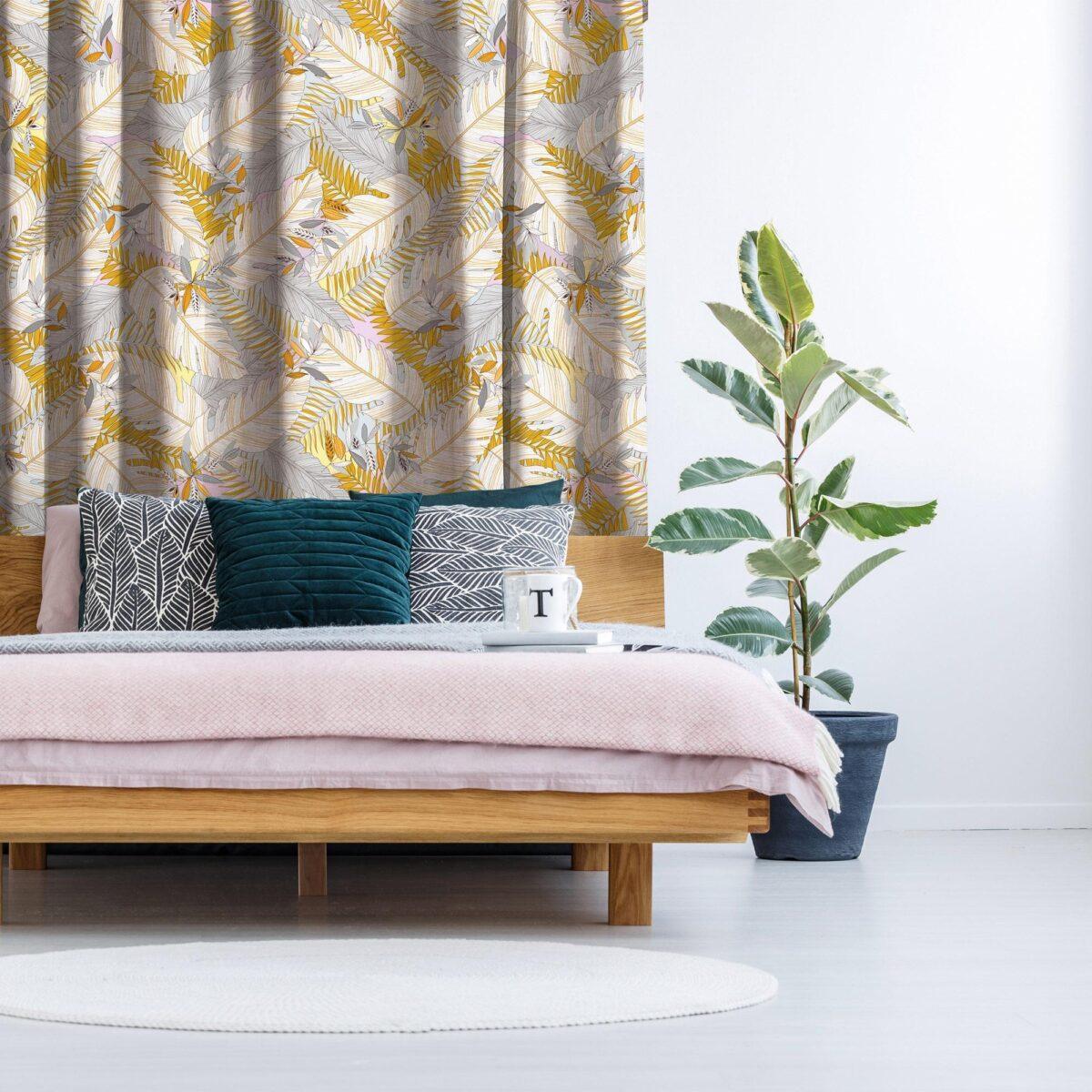 AdaHome Eyelet Curtains Collection Available in a Variety of Martials and Multicoloured - Code P207 - Image 3