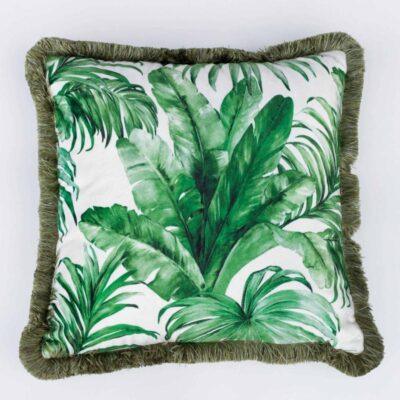 Cushion Cover Collection White, Green Code EY102CC