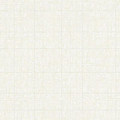 Modern Square Patterned Wallpaper White Code 1001-1