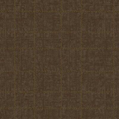 Modern Square Patterned Wallpaper Brown Code 1001-5