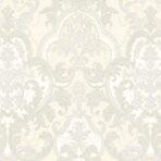 Classical Damask Pattern Wallpaper White Code 1002-7
