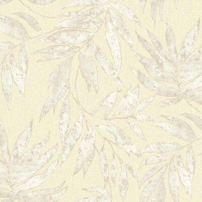 Leaf Pattern Wallpaper White Code 1012-1