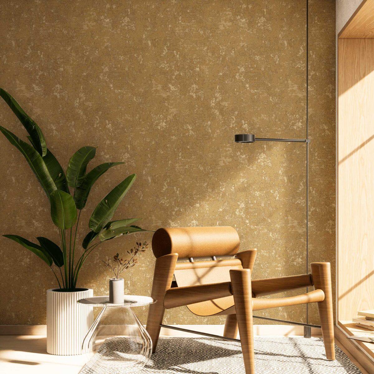 Classical Plain Wallpaper Brown Code 1304-4 - Image 2