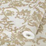 Floral Damask Wallpaper Cream Code 1305-3