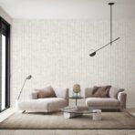 Modern Geometric Design Wallpaper White Code 1514-1 - Image 2