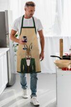 Code AP112 –  Cream Apron Collection - Image 2