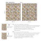 AdaHome Eyelet Curtains Collection Available in a Variety of Martials and Multicoloured - Code P207 - Image 6