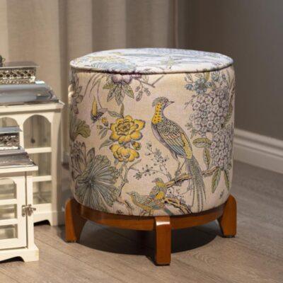 Pouffe Collection With Tray Multicoloured With Tray. Code PUF102