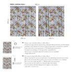 AdaHome Eyelet Curtains Collection Available in a Variety of Martials and Multicoloured - Code P206 - Image 6