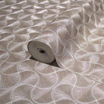 Geometric Design Wallpaper Beige Code 23201-4
