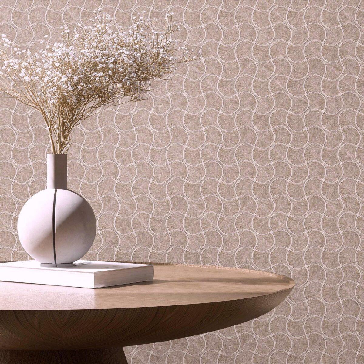Geometric Design Wallpaper Beige Code 23201-4 - Image 4