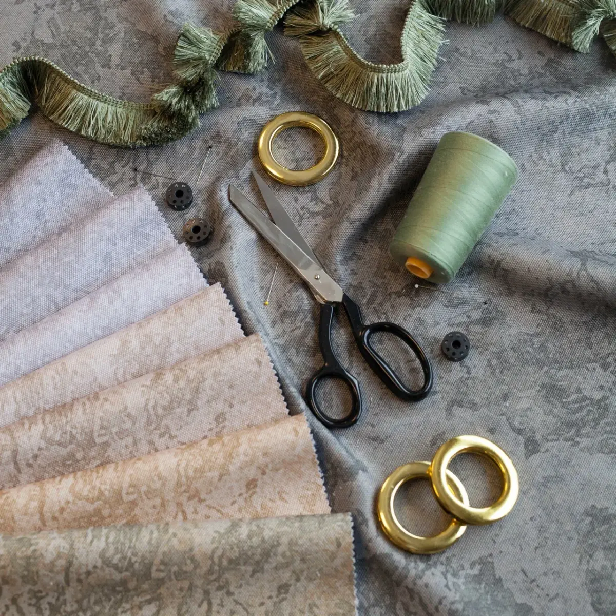 AdaHome Eyelet Curtains Collection Available in a Variety of Martials and Multicoloured - Code P215 - Image 3