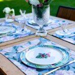 White, Blue Placemat Collection. Code ASK2103 - Image 3